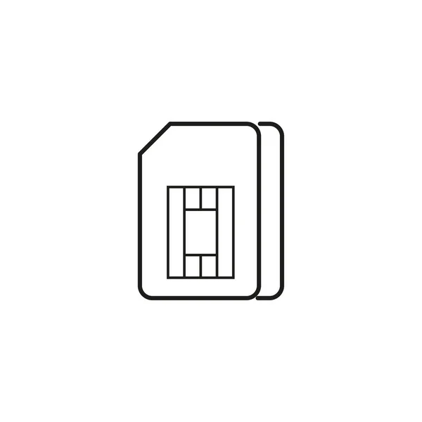 Διπλή Εικόνα Κάρτας Sim Εικονογράφηση Διανύσματος Eps Εικόνα Αρχείου — Διανυσματικό Αρχείο