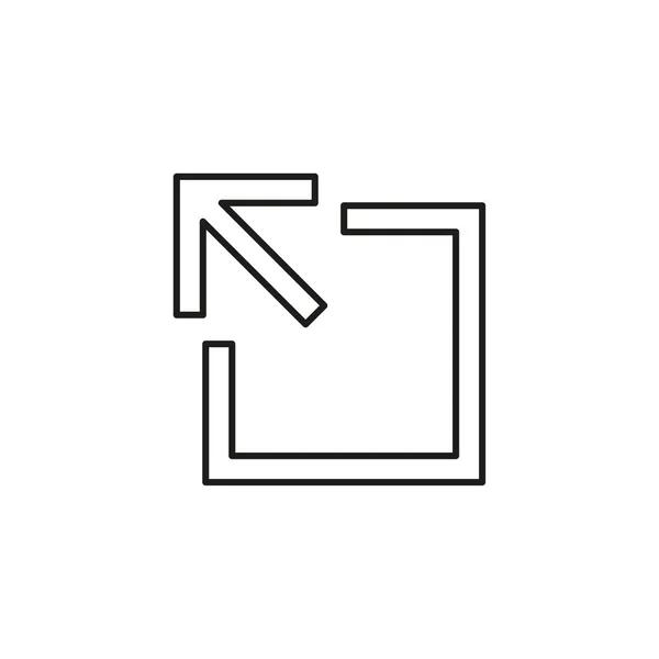 Εικονίδιο Σύμβολο Υπερσυνδέσμου Εξωτερικό Εικονίδιο Σύνδεσης Λήψη Κοινή Χρήση Φόρτωση — Διανυσματικό Αρχείο