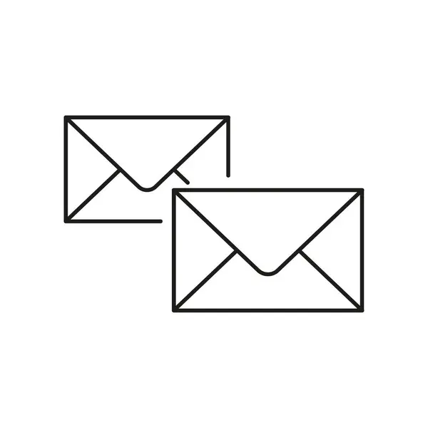 Mail Symbol Kopieren Vektorillustration Eps Archivbild — Stockvektor