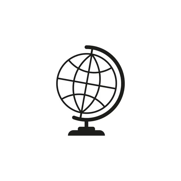 Ikona Globe Vektorová Ilustrace Eps Stock Obrázek — Stockový vektor