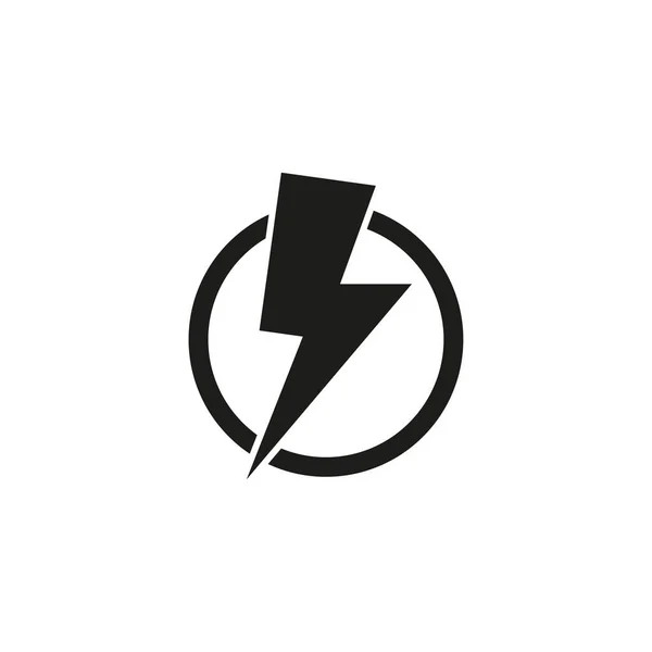 Flash Ikonen Energikraft Vektorillustration Eps Stockbild — Stock vektor