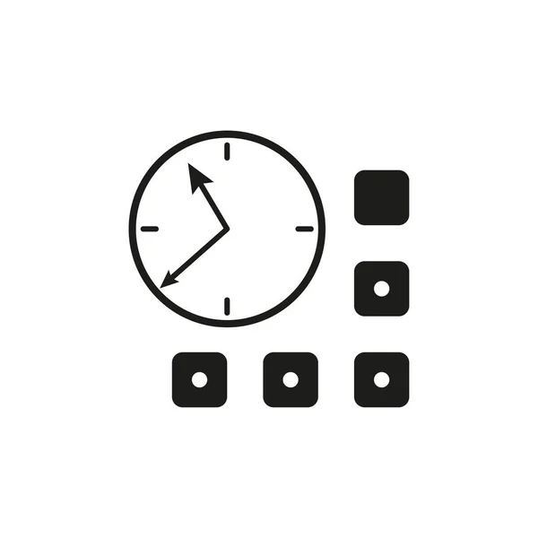 Ikona Time Management Vektorová Ilustrace Eps Stock Obrázek — Stockový vektor