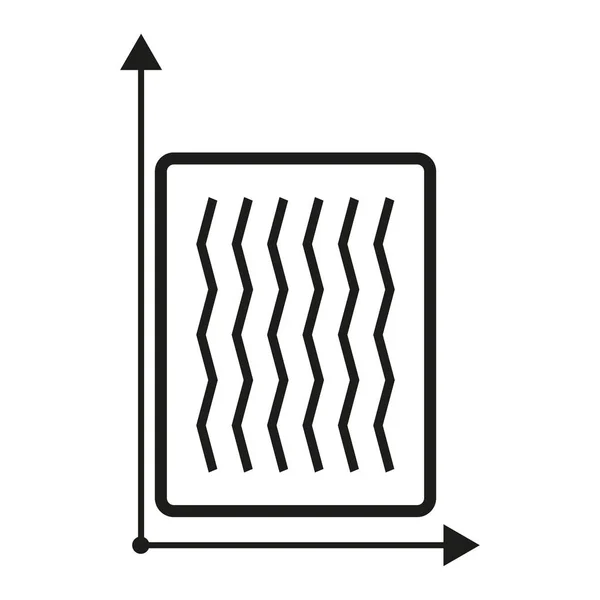 Matratzengröße Linie Symbol Eps Archivbild — Stockvektor