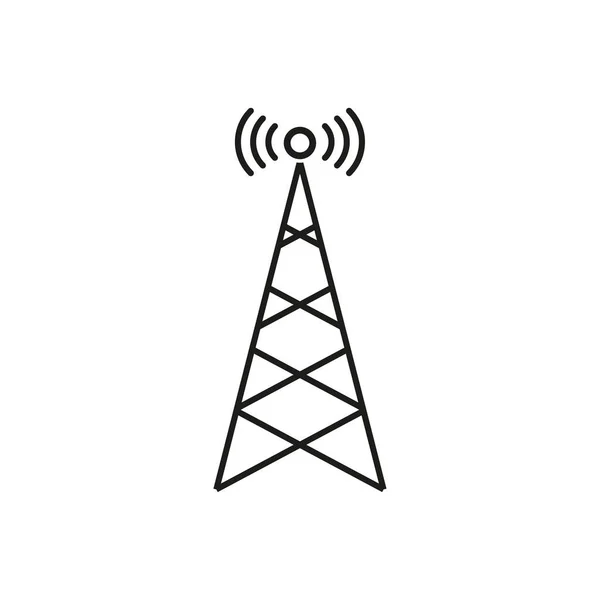 Значок Комунікаційної Вежі Векторні Ілюстрації Епс Зберігати Зображення — стоковий вектор