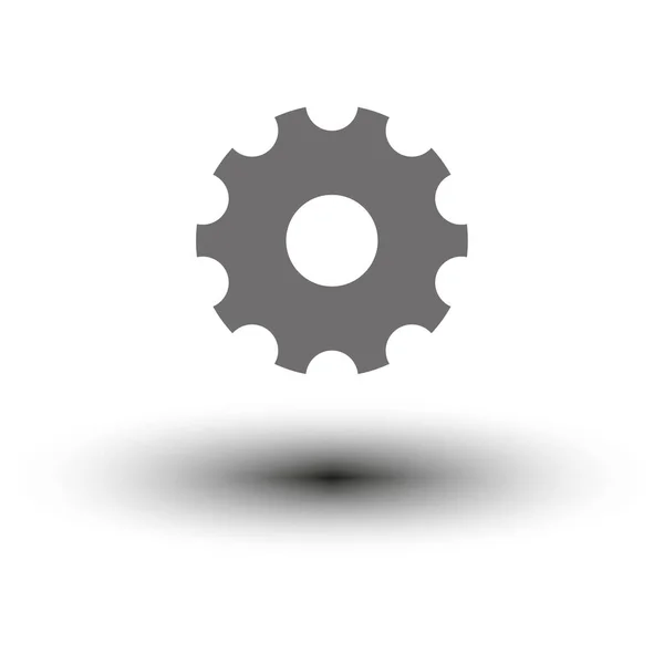 Gear Icon Vector Illustration Eps Stock Image — Stock Vector