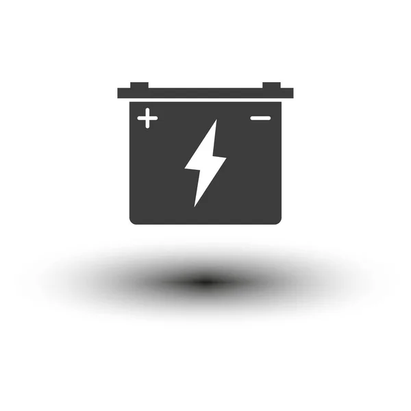 Batteriikonen Bilbatteriikonen Vektorillustration Eps Lagerbild — Stock vektor