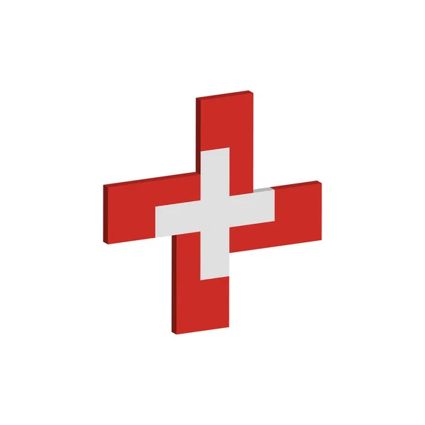 Ιατρικός Σταυρός Λογότυπο Εικονίδιο Εικονογράφηση Διανύσματος Eps Εικόνα Αρχείου — Διανυσματικό Αρχείο