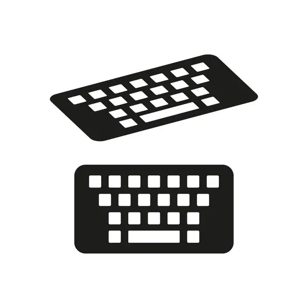 Keyboard Icon Vector Illustration Eps Stock Image — Stock Vector