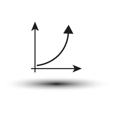 Grafik simgesi. Vektör çizimi. EPS 10. Resim yükle.