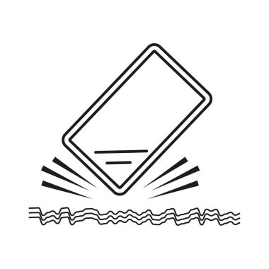 Aygıt simgesi için sonbahar koruması. Vektör çizimi. EPS 10. Resim yükle.