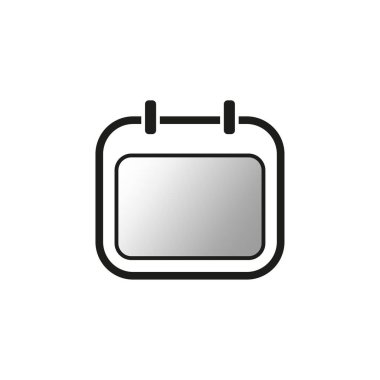 Takvim simgesi. Vektör çizimi. EPS 10. Stok resmi.