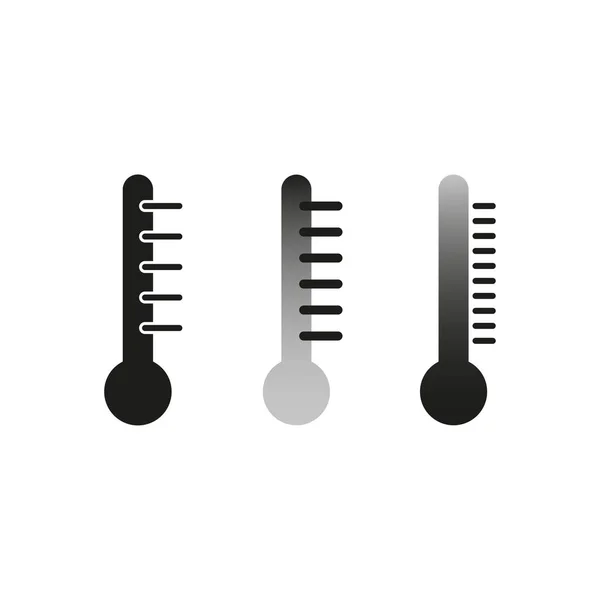 Thermometer Icon Set Vector Illustration Eps Stock Image — Stock Vector