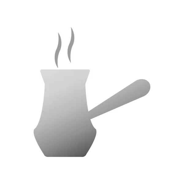 Kaffepannan Ikonen Vektorillustration Eps Lagerbild — Stock vektor