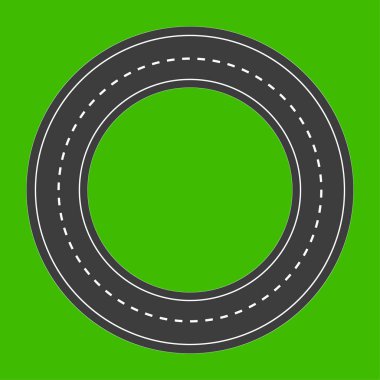 Boş daire izi. Vektör çizimi. EPS 10. Resim yükle.