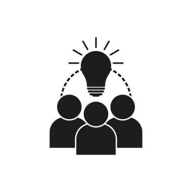 İşbirliği fikri simgesi. Girişimcilik imzası. İşbirliği sembolü. Vektör çizimi. EPS 10. Resim yükle.