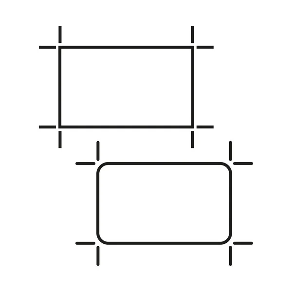 Rahmensymbol Vektorillustration Eps Archivbild — Stockvektor