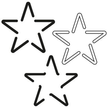 Logo yıldızı simgesi. Vektör çizimi. EPS 10. Resim yükle.