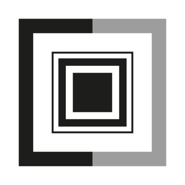 Soyut şablonu kareler. Vektör çizimi. EPS 10. Resim yükle.