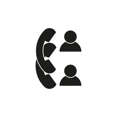 Telefon ikonu. Vektör çizimi. EPS 10. Resim yükle.