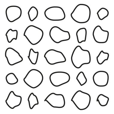 Rastgele leke, mürekkep lekesi. Vektör çizimi. EPS 10. Resim yükle.