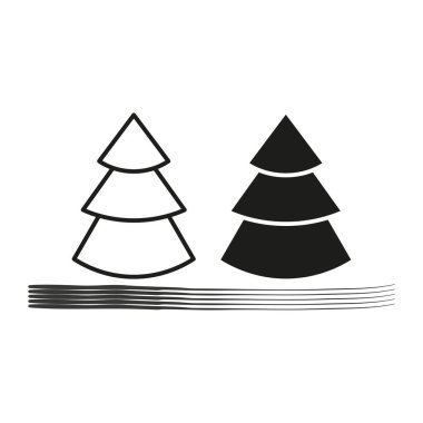 Firavun ağacı ikonu. Vektör çizimi. EPS 10. Resim yükle.