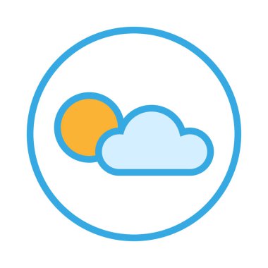 Yaz ikonu. Vektör çizimi. EPS 10. Resim yükle.