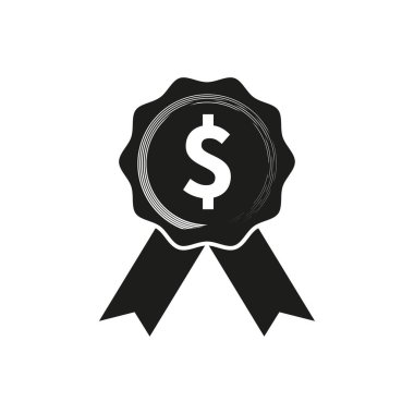 Banka ödülü ikonu. Vektör çizimi. EPS 10. Resim yükle.