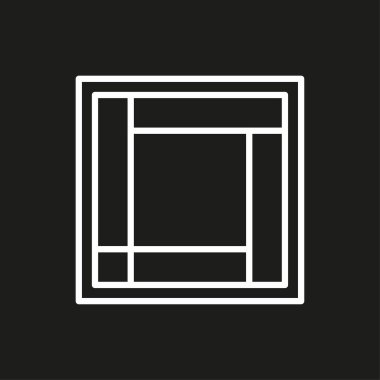 tatami ikonu. Vektör çizimi. EPS 10. Resim yükle.