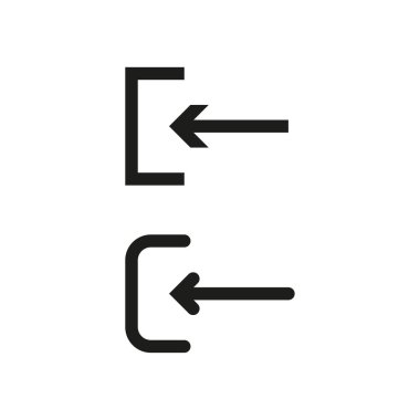 Sol düz simge. Vektör çizimi. EPS 10. Resim yükle.