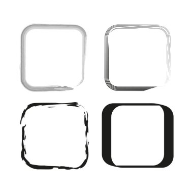 kare şablon arkaplan. Vektör çizimi. EPS 10. Resim yükle.