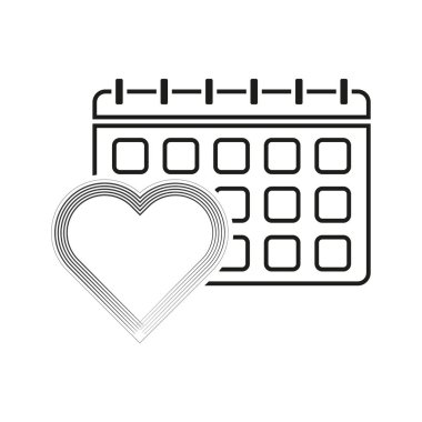 Kalp ikonu. Not: Aşk sembolü. Vektör çizimi. EPS 10. Resim yükle.