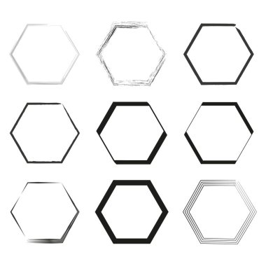 Sekizgen ikonu. Vektör çizimi. EPS 10. Resim yükle.