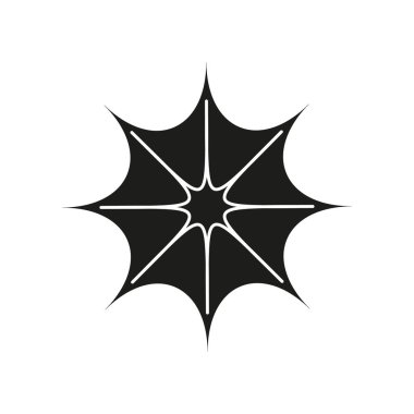 Güneş patlaması ya da parıltı, parıltı şeklinde. Vektör çizimi. EPS 10. Resim yükle.