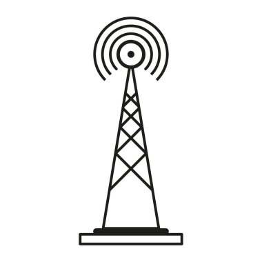 Yayın simgesi. Vektör çizimi. EPS 10. Resim yükle.