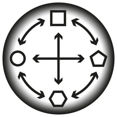 Simgeyi değiştir. Vektör çizimi. EPS 10. Resim yükle.