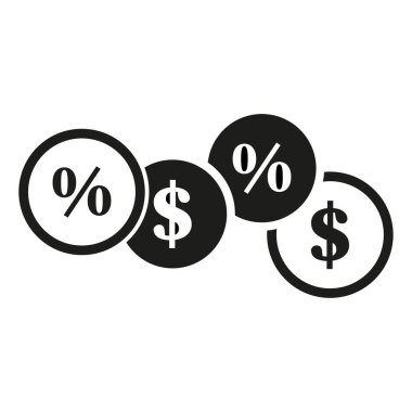 Yüzde yüz ikon. Vektör çizimi. EPS 10. Resim yükle.