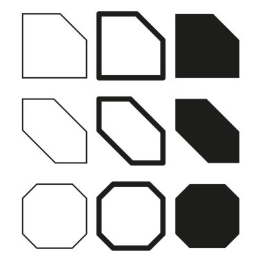 Düğme, pankart ve plaket. Vektör çizimi. EPS 10. Resim yükle.