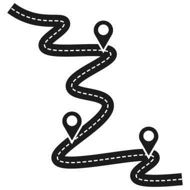 Yol haritası ve yolculuk rotası bilgi şablonu. Vektör çizimi. EPS 10. Resim yükle.