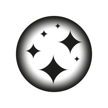 Parlak Küre ve Parıltı. Sihirli kristal küre vektör çizimi. EPS 10. Resim yükle.