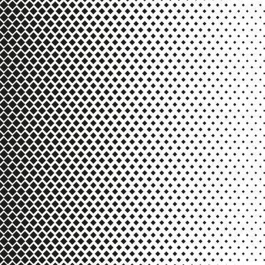 Soyut elmas desenli. Geometrik yarım ton gradyanı. Siyahtan beyaza solma etkisi. Minimalist vektör dokusu. EPS 10.