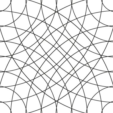 Geometrik Kesişen Çizgiler Deseni, EPS 10