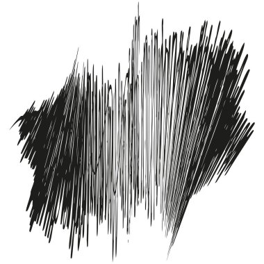 Karmaşık çizgiler. Karalama sanat skeci. Soyut mürekkep çizimi. Vektör çizimi. EPS 10.