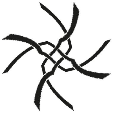 Eşmerkezli çizgi simgesi. Dalga deseni sembolü. Dairesel katman tasarımı. Vektör çizimi. EPS 10.