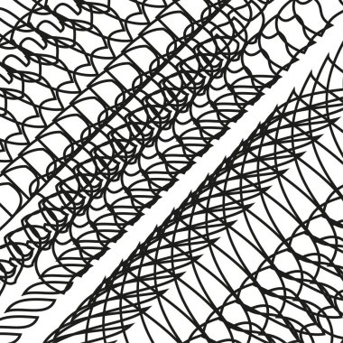 Lastik izi tasarımı. Araç izleri. Eğri lastik izi. Vektör dokusu. EPS 10.