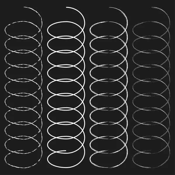 Dikey oval ızgara. Bobin deseni tekrarlanıyor. Uzatılmış halka örgüsü. Vektör doğrusal dokusu. EPS 10.