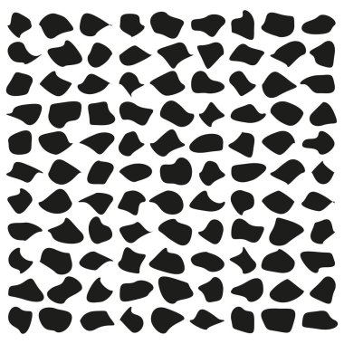 Parça simgesi deseni. Siyah şekilli tasarım. Minimalist şebeke çizimi. Vektör engelleme sembolü. EPS 10.