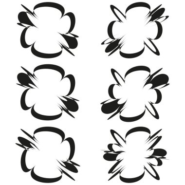 Soyut çerçeve kalıbı. Kıvrımlar tekrarlanıyor. Dinamik sınır elementleri. Vektör dekoratif grafik. EPS 10.