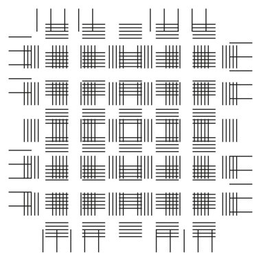 Şebeke çizgileri. Geometrik kare doku. Soyut doğrusal arkaplan. Vektör grafik çizimi. EPS 10.
