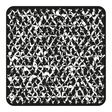 Üçgen desen. Geometrik mozaik arka plan. Soyut bozuk grafikler. Benzersiz bir illüstrasyon. EPS 10.