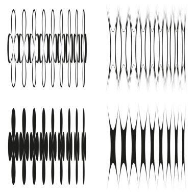 Dalgalı çizgiler. Soyut dikey doku. Dinamik Vektör elementleri. Çarpık akış grafiği. EPS 10.